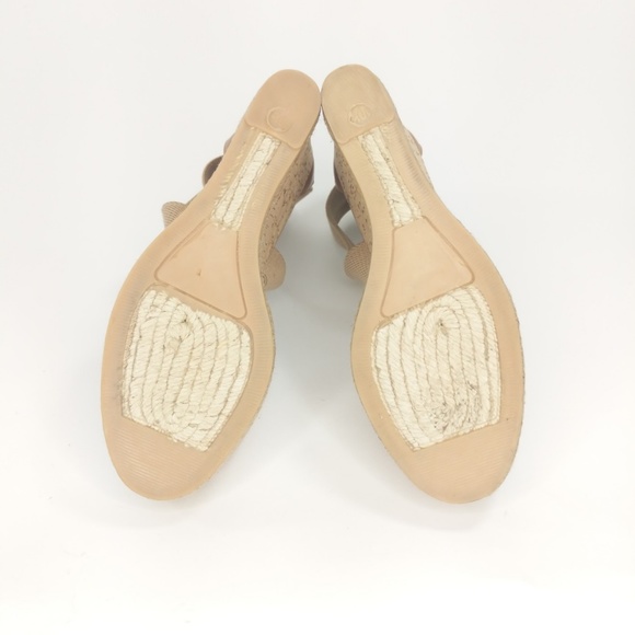 💙HP💙 Like New Tory Burch Peep-Toe Wedge Sandals - Picture 6 of 6